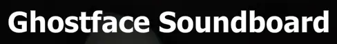 Ghostface Soundboard logo