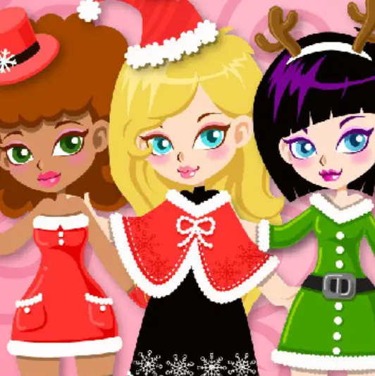 Girls Go Christmas Dress Up logo