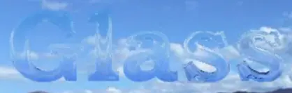 Glass logo