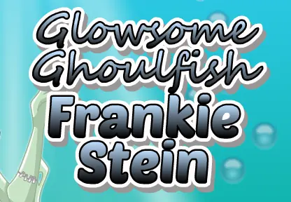 Glowsome Ghoulfish Frankie Stein logo