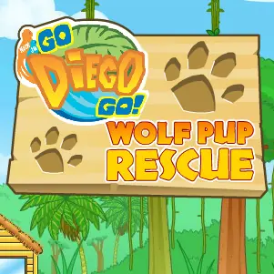 Go Diego Go!: Wolf Pup Rescue logo
