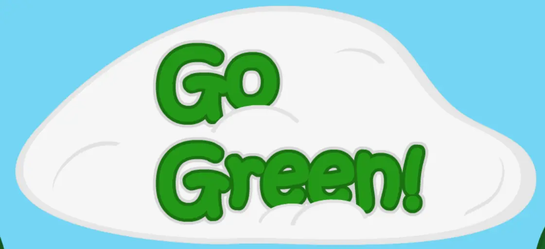 Go Green! logo