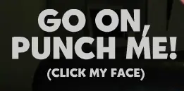 GO on, punch me! logo