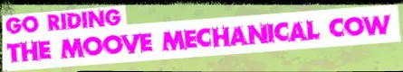 Go Riding the Moove Mechanical Cow logo