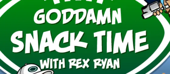 Goddamn Snack Time with Rex Ryan logo