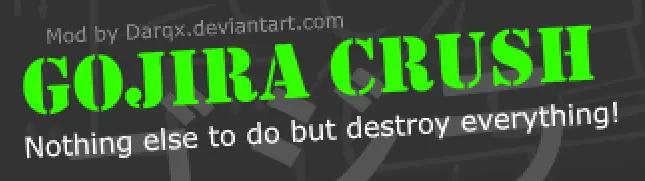 Gojira CRUSH logo