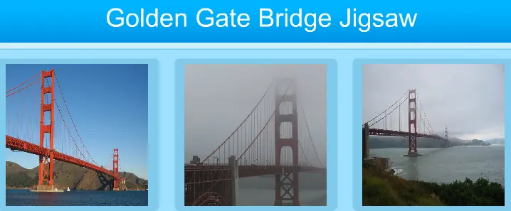 Golden Gate Bridge Jigsaw logo