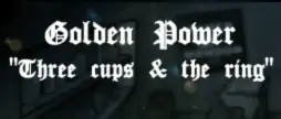 Golden power: Three Cups & The Ring logo