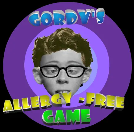 Gordy's Allergy-Free Game logo