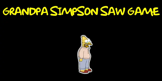 Grandpa Simpson Saw Game logo