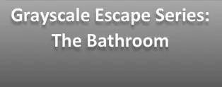 Grayscale Escape: The Bathroom logo