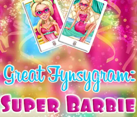 Great Fynsygram: Super Barbie logo