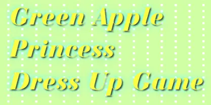 Green Apple Princess Dress Up Game logo