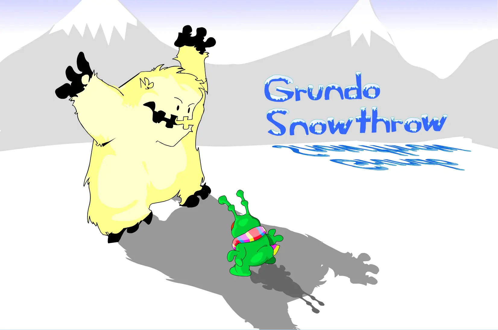 Grundo Snow Throw logo