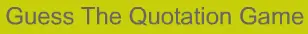 Guess the Quotation Game logo