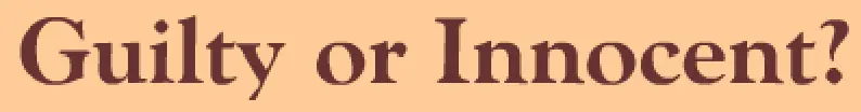 Guilty or Innocent? logo