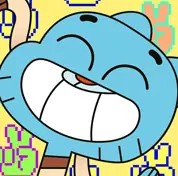 Gumball with Anais and Darwin Puzzle logo