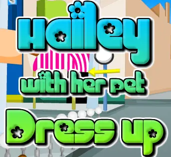 Hailey With Her Pet Dress Up logo