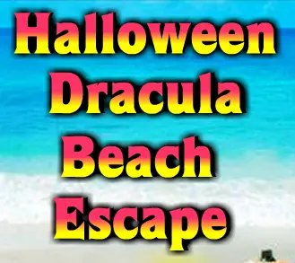 Halloween Dracula Beach Escape logo
