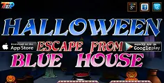 Halloween Escape From Blue House logo