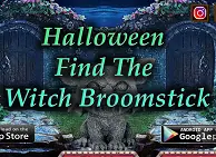 Halloween Find The Witch Broomstick logo