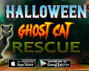 Halloween Ghost Cat Rescue logo