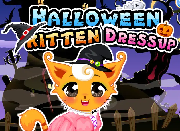 Halloween Kitten Dressup logo