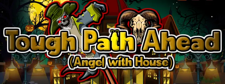 Halloween: Tough Path Ahead (Angel with House) logo