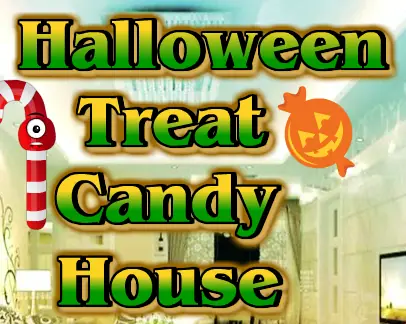 Halloween Treat Candy House logo