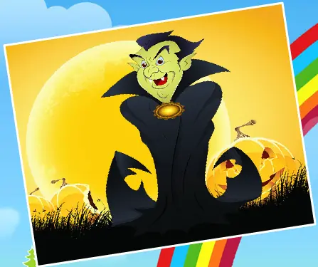 Halloween Vampire Puzzle logo