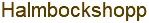 Halmbockshopp logo