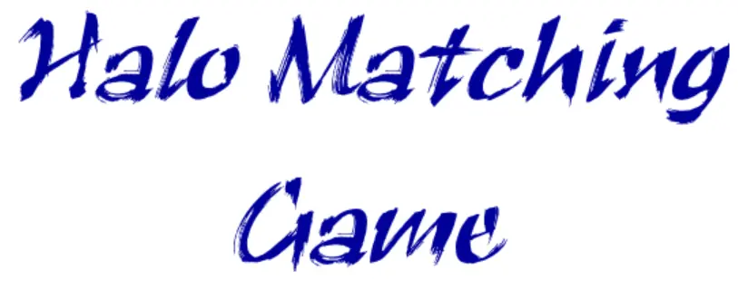 Halo Matching Game logo