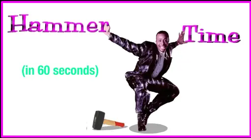 Hammer Time (in 60 Seconds) logo