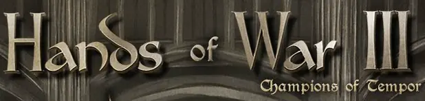 Hands of War III: Champions of Tempor logo
