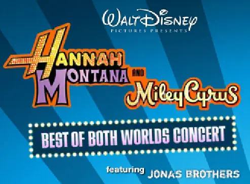 Hannah Montana and Miley Cyrus: Best of Both Worlds Concert Microsite logo