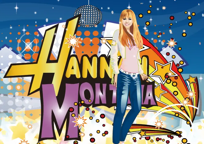Hannah Montana Dress Up logo