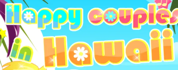 Happy couples in Hawaii logo