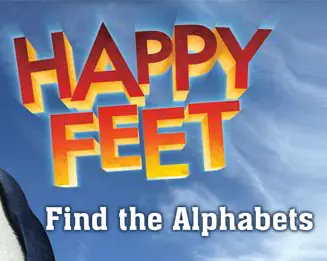 Happy Feet - Find the Alphabets logo