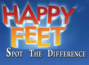 Happy Feet - Spot the Difference logo