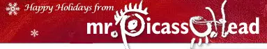 Happy Holidays From Mr. Picassohead logo
