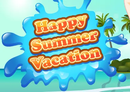 Happy Summer Vacation logo