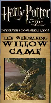 Harry Potter and the Goblet of Fire: The Whomping Willow Game logo