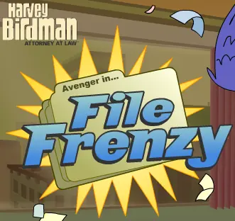 Harvey Birdman: File Frenzy logo