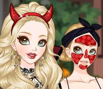 Haunted Halloween Makeover logo