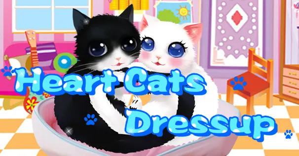 Heart Cats Dressup logo