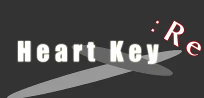 Heart Key: Re logo