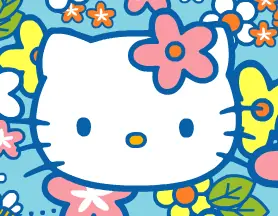 Hello Kitty Bees In My Garden logo