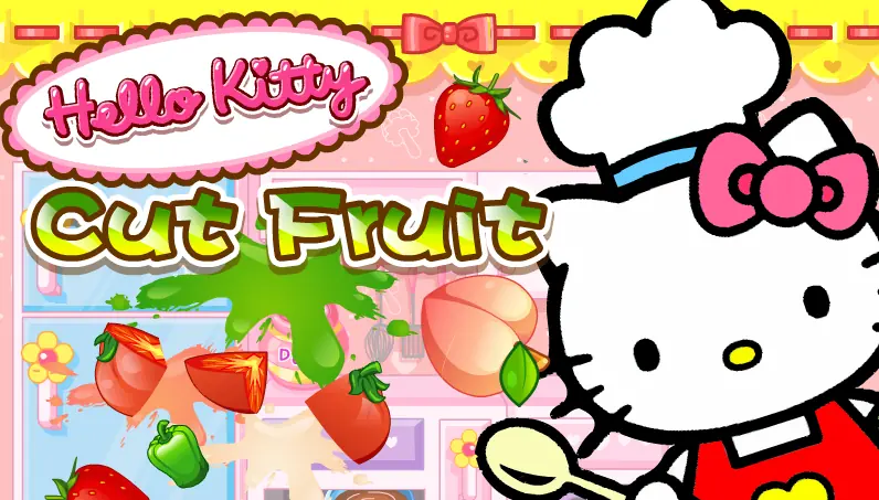 Hello Kitty Cut Fruit logo