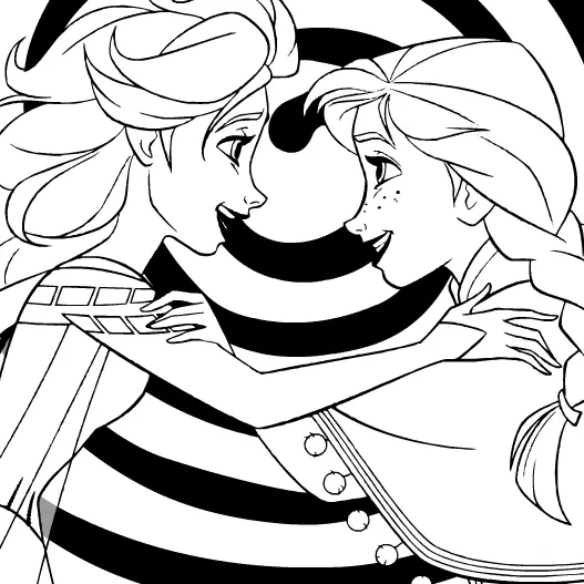Hermanas Elsa y Anna logo