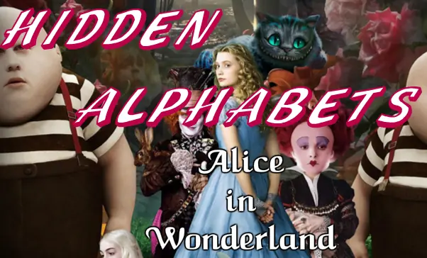 Hidden Alphabets - Alice in Wonderland logo